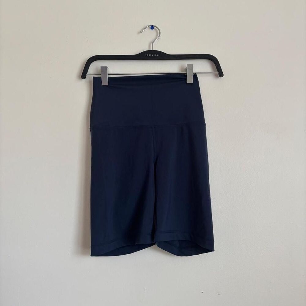 Yogalicious Women's Navy and Blue Shorts